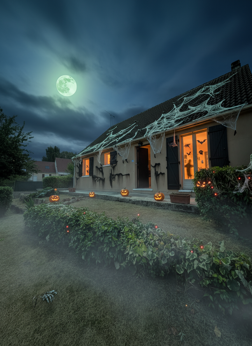 Maison hantée à vendre pour Halloween – Cindy Denimal, conseillère en immobilier à Saint-Quentin (02100)