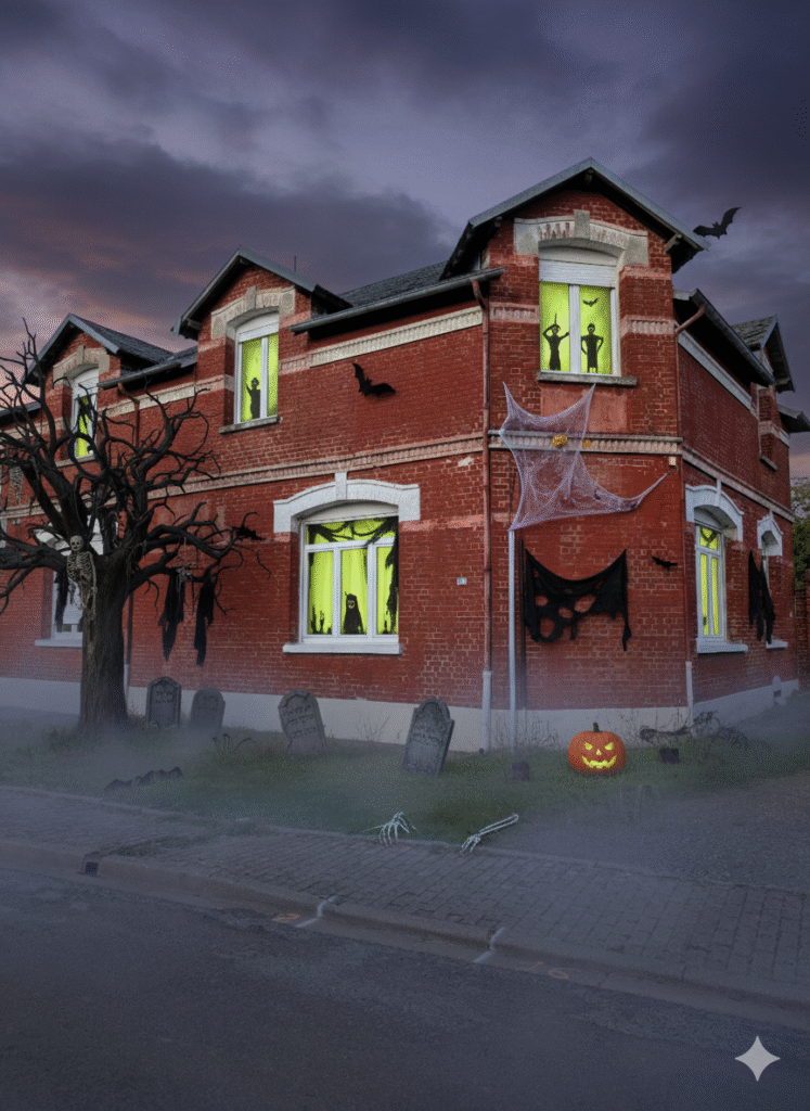Maison hantée à vendre pour Halloween – Cindy Denimal, conseillère en immobilier à Saint-Quentin (02100)