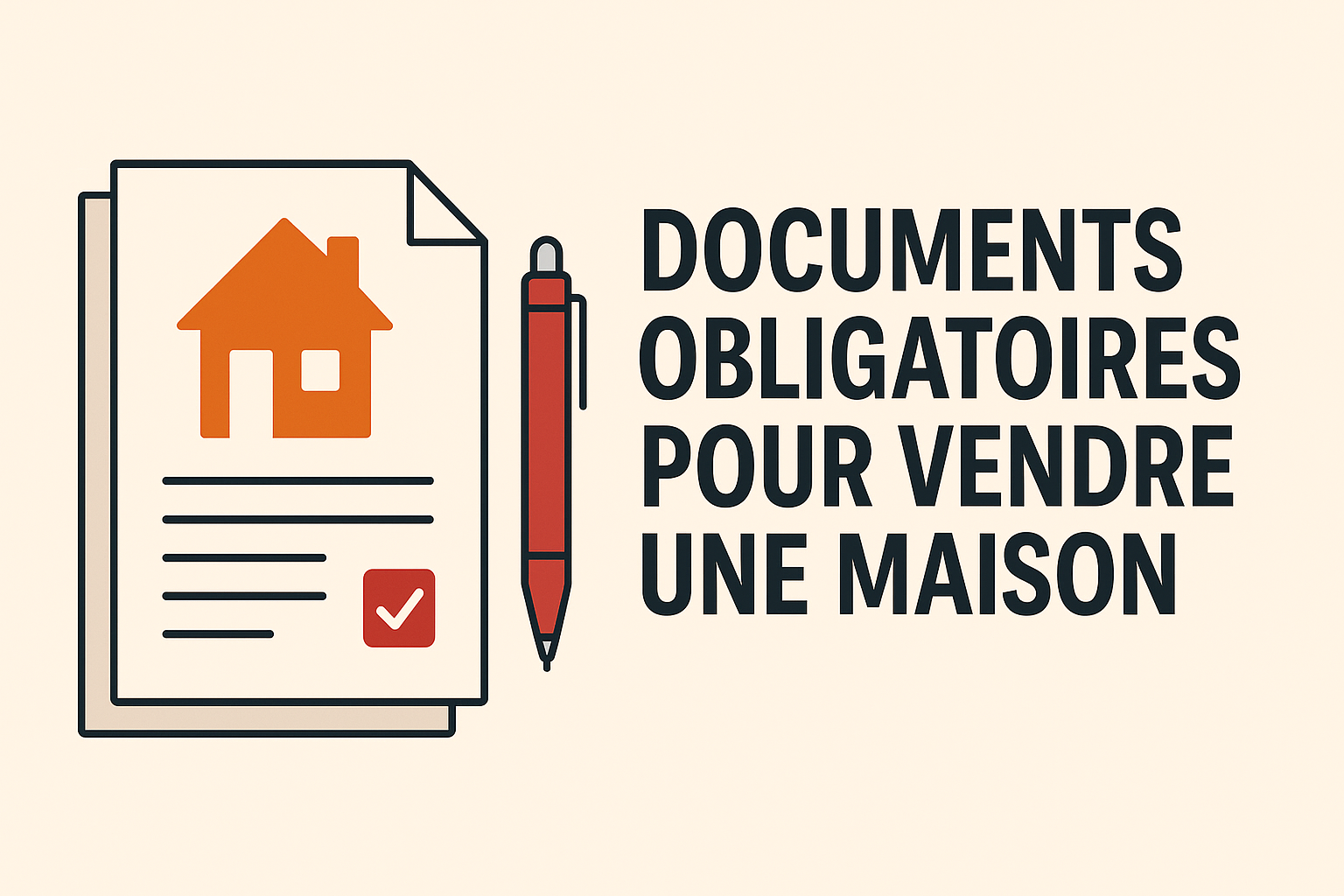 Documents obligatoires pour vendre une maison à Saint-Quentin