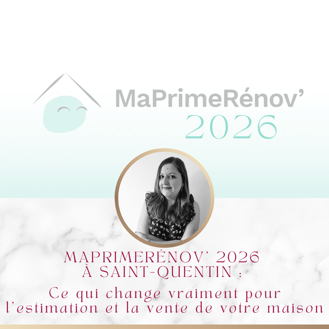 Maison ancienne à Saint-Quentin 02100 illustrant une estimation immobilière liée à MaPrimeRénov 2026