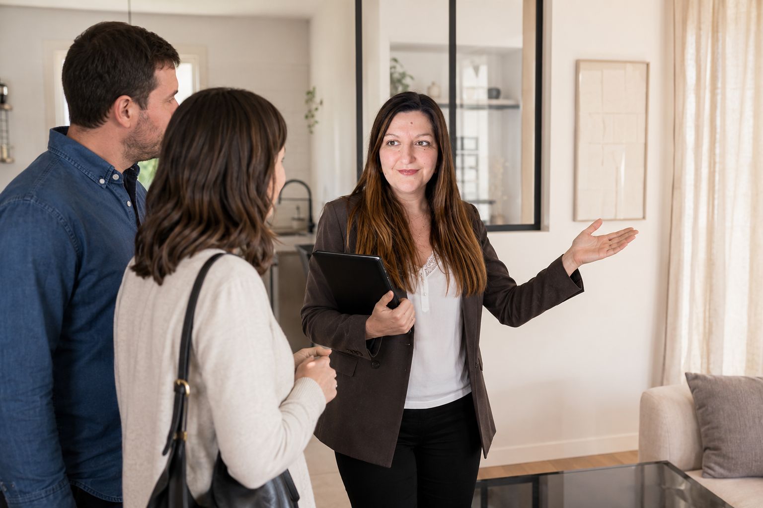 Visite immobilière à Saint-Quentin